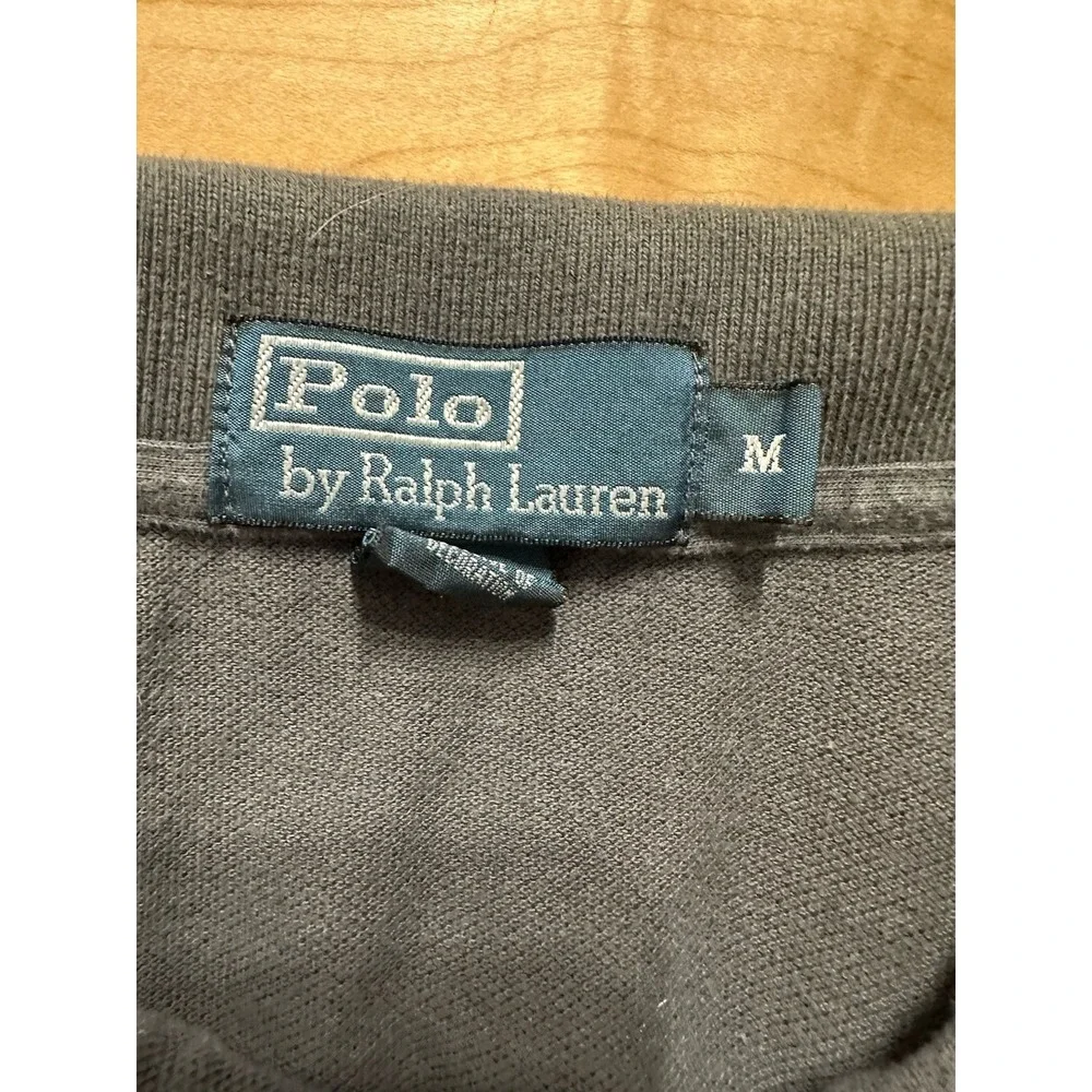 Lot 2 Mens Polo Ralph Lauren Navy Blue Short Sleeve Polo Golf Shirt Medium